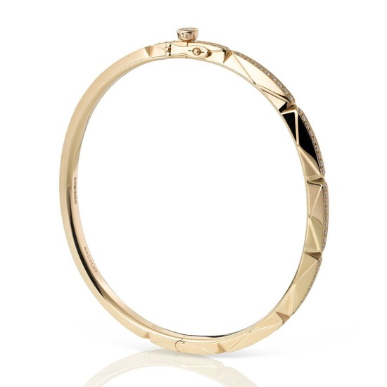 Boodles Jazz Rose Gold Diamond Bangle
