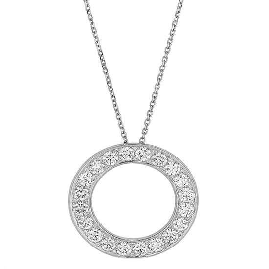 Boodles Mega Roulette Platinum Diamond Pendant