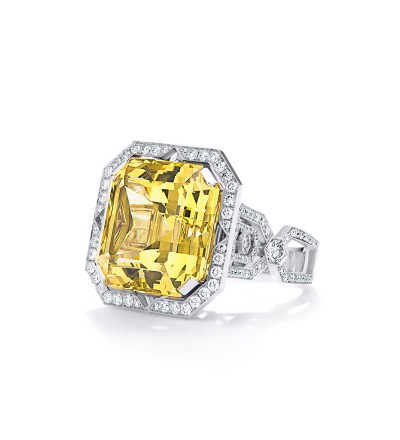 Boodles Mosaic Heliodor Ring