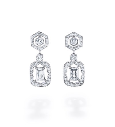 Boodles Mosaic Ashoka Diamond Earrings