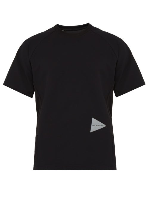 And Wander Hybrid Mesh T Shirt OnceOff