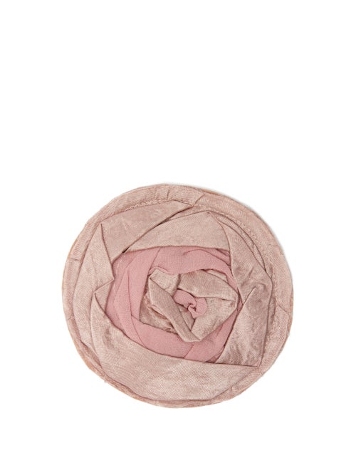 Ann Demeulemeester Rose Satin And Crepe Pin OnceOff