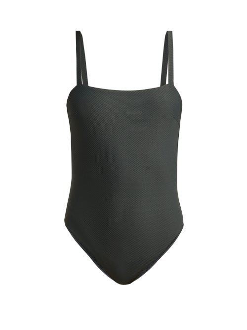 Asceno  Honeycomb Textured Jersey Swimsuit OnceOff