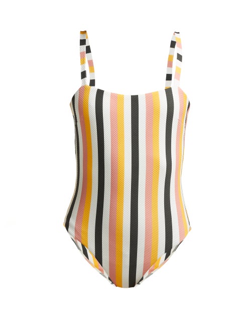 Asceno Striped Basketweave Swimsuit OnceOff