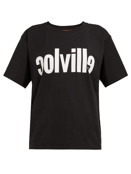 Colville Reverse Logo Print Cotton T Shirt OnceOff
