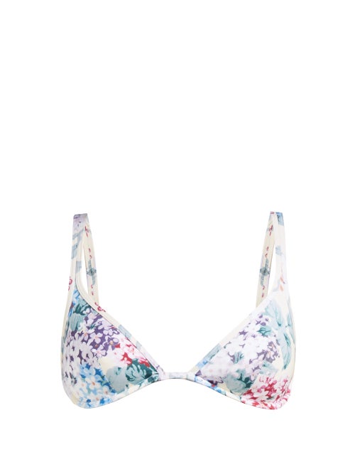 Ephemera Bloom Floral Underwired Bikini Top OnceOff