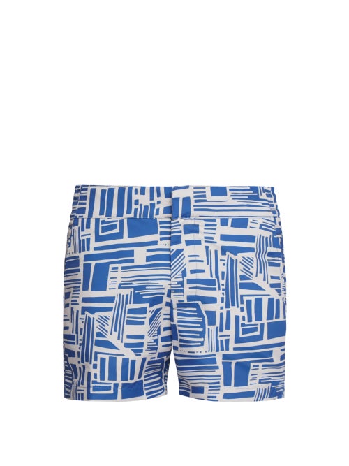 Frescobol Carioca Linear Print Swim Shorts OnceOff