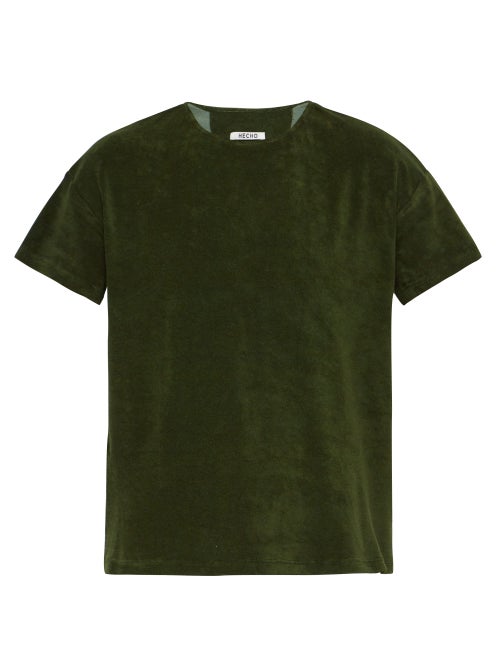 Hecho Relaxed Cotton Terry Blend T Shirt OnceOff