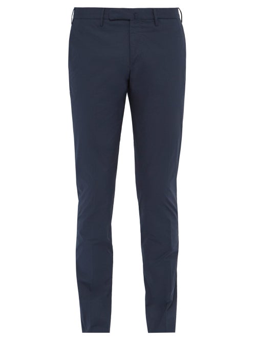 Incotex Tight Fit Cotton Blend Chino Trousers OnceOff