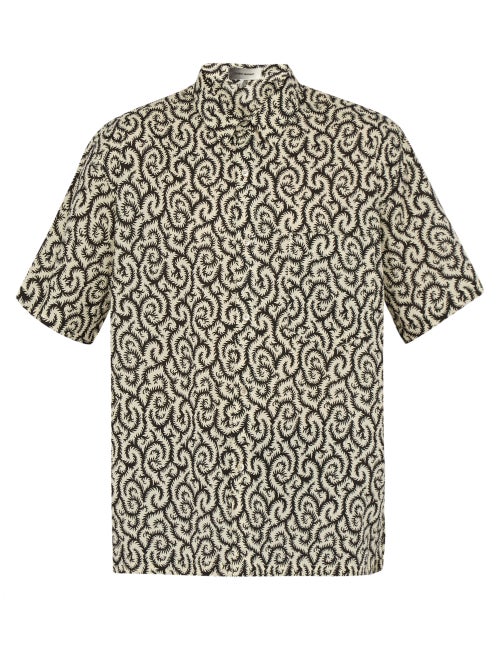 Isabel Marant Iggy Foliage Print Cotton Shirt OnceOff