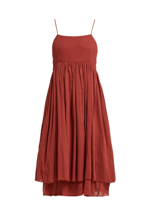 Loup Charmant  Lily Strap Cotton Midi Dress OnceOff
