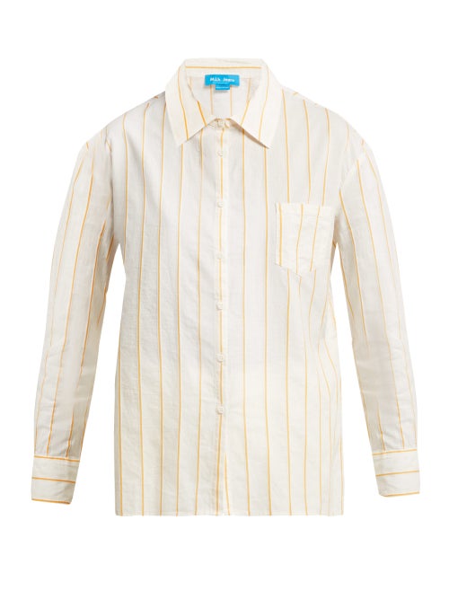 M.I.H Jeans Dylan Pinstriped Cotton Shirt OnceOff