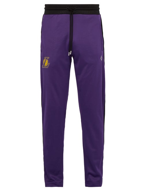 Marcelo Burlon La Lakers Side Stripe Track Pants OnceOff