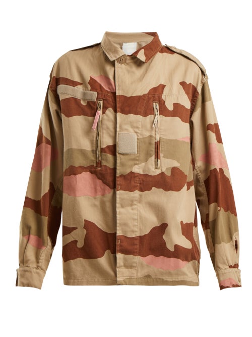 Myar Camouflage Print Cotton Jacket OnceOff