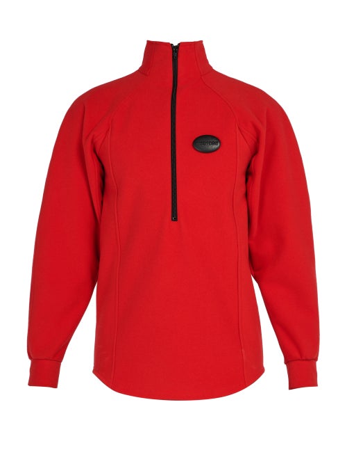 Ribeyron  Logo Badge Half Zip Fleece OnceOff