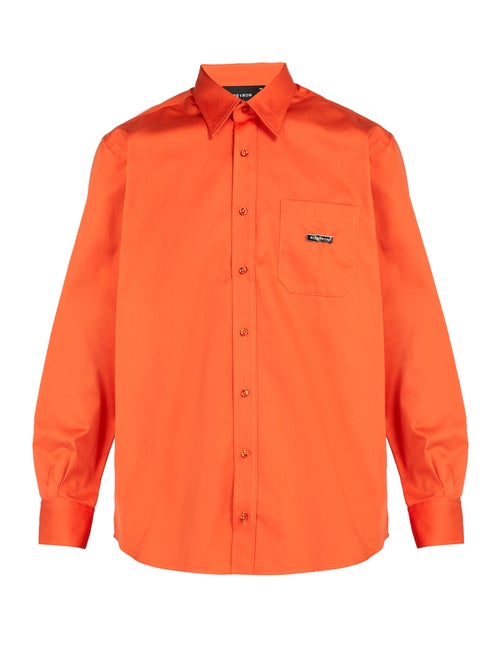 Ribeyron  Point Collar Cotton Poplin Shirt OnceOff
