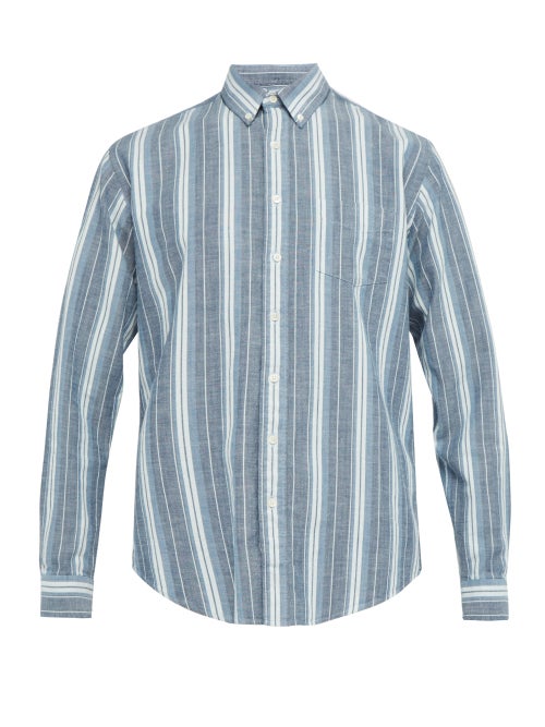 Schnayderman's Striped Cotton Oxford Shirt OnceOff