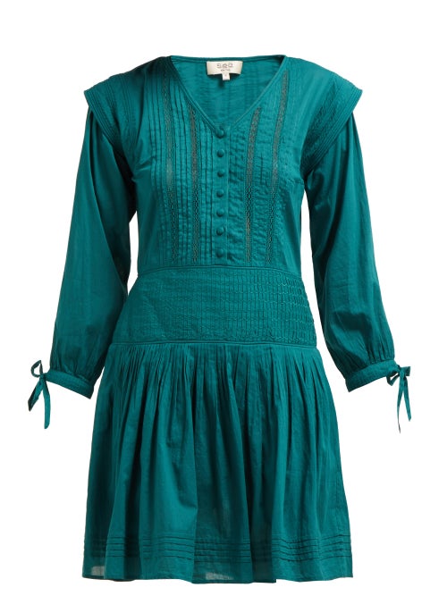 Sea Hemingway Pintuck Cotton Dress OnceOff