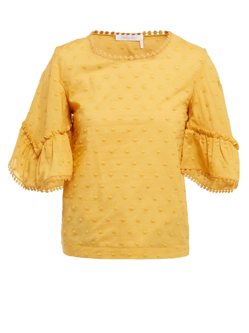 See By Chloé Polka Dot Cotton Top OnceOff