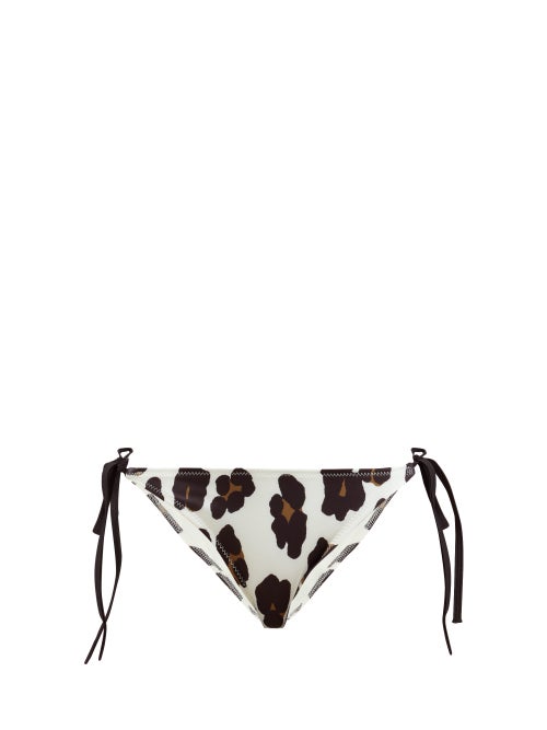 Solid & Striped The Charlotte Leopard Print Bikini Briefs OnceOff