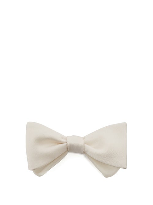 Title Of Work Silk Satin And Organza Bow Tie OnceOff